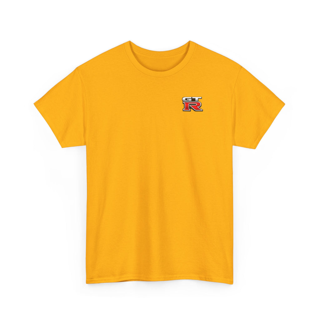 LB Nissan GT-R Rear View Tee — Heavy Cotton T-Shirt