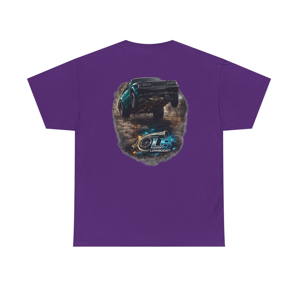LB Foxbody Mustang Wheelie Tee — Heavy Cotton T-Shirt
