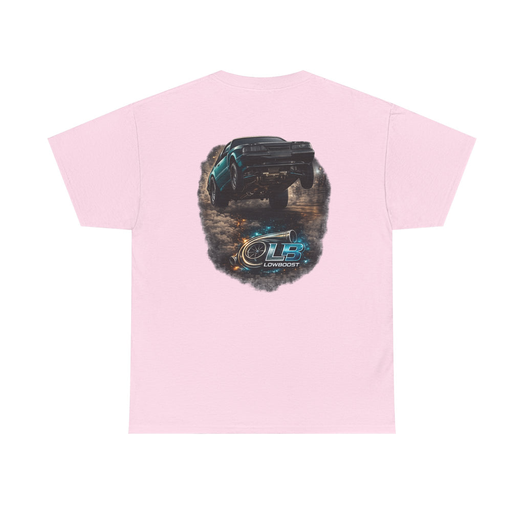 LB Foxbody Mustang Wheelie Tee — Heavy Cotton T-Shirt