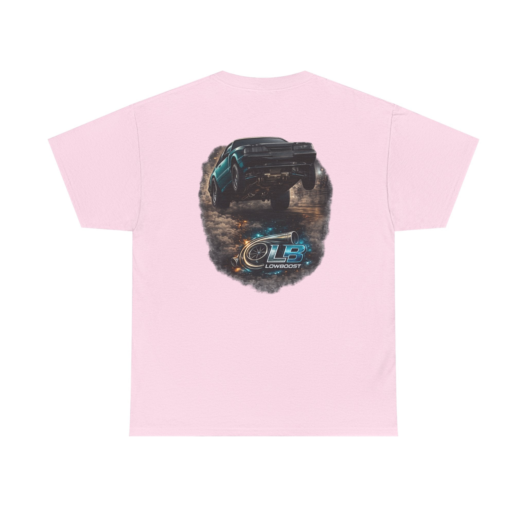 LB Foxbody Mustang Wheelie Tee — Heavy Cotton T-Shirt