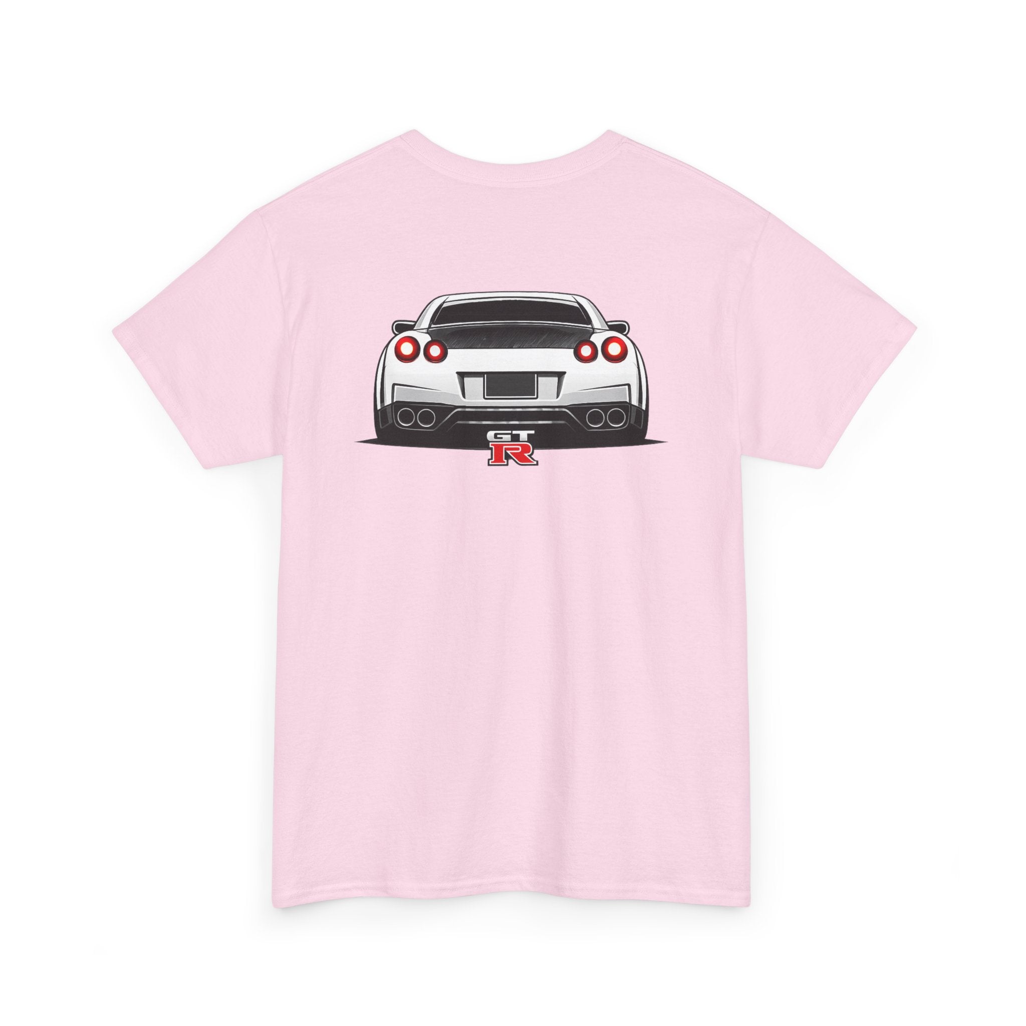 LB Nissan GT-R Rear View Tee — Heavy Cotton T-Shirt