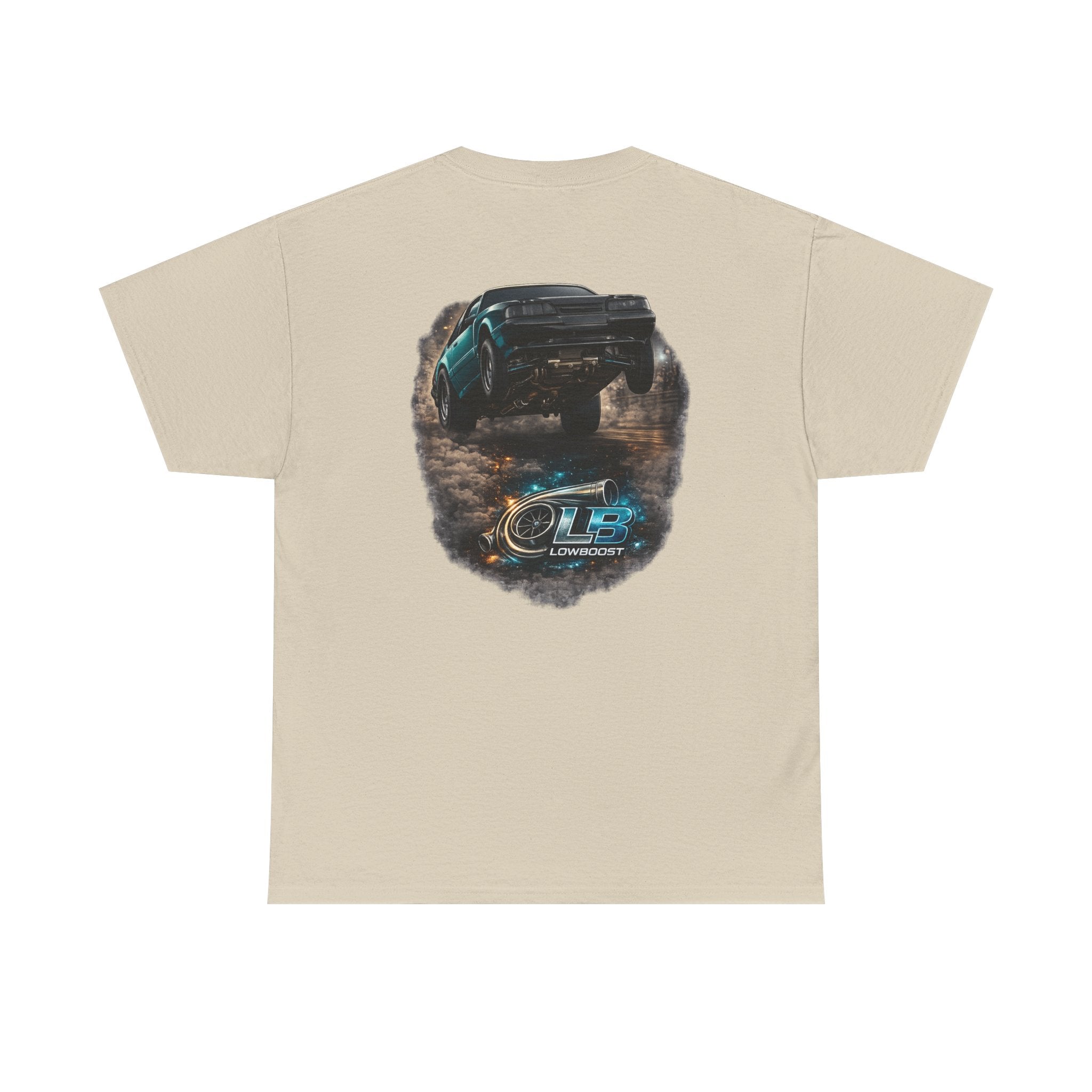 LB Foxbody Mustang Wheelie Tee — Heavy Cotton T-Shirt