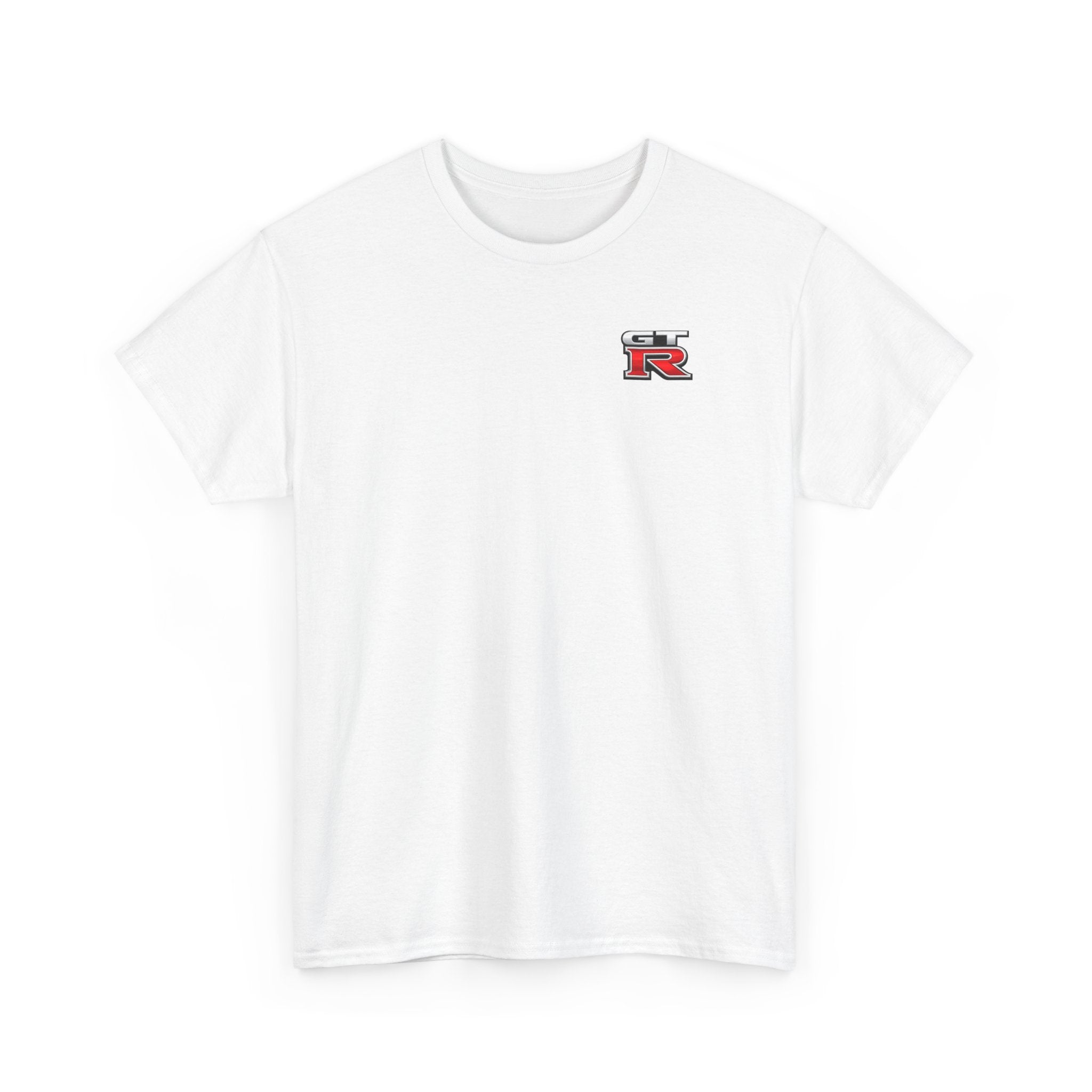 LB Nissan GT-R Rear View Tee — Heavy Cotton T-Shirt