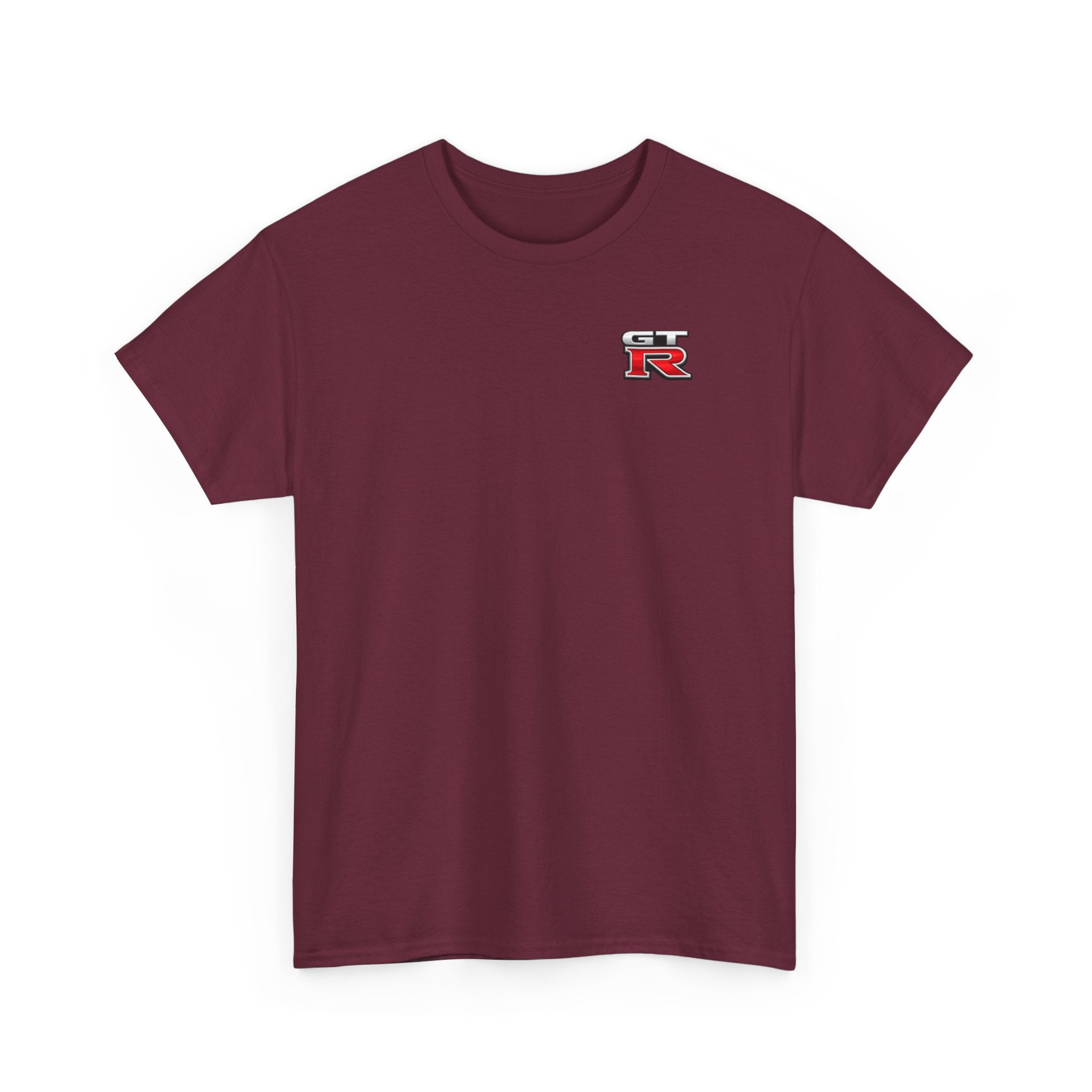 LB Nissan GT-R Rear View Tee — Heavy Cotton T-Shirt
