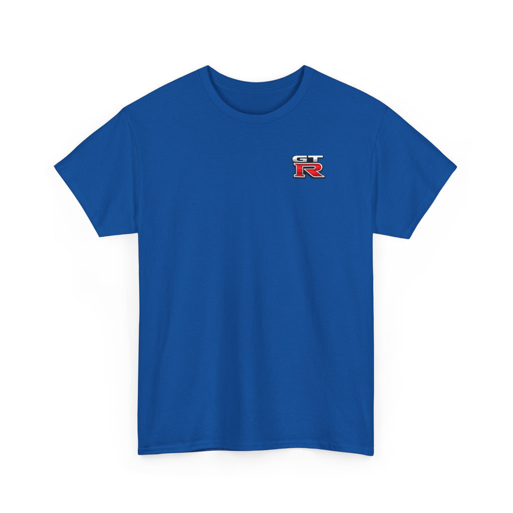 LB Nissan GT-R Rear View Tee — Heavy Cotton T-Shirt