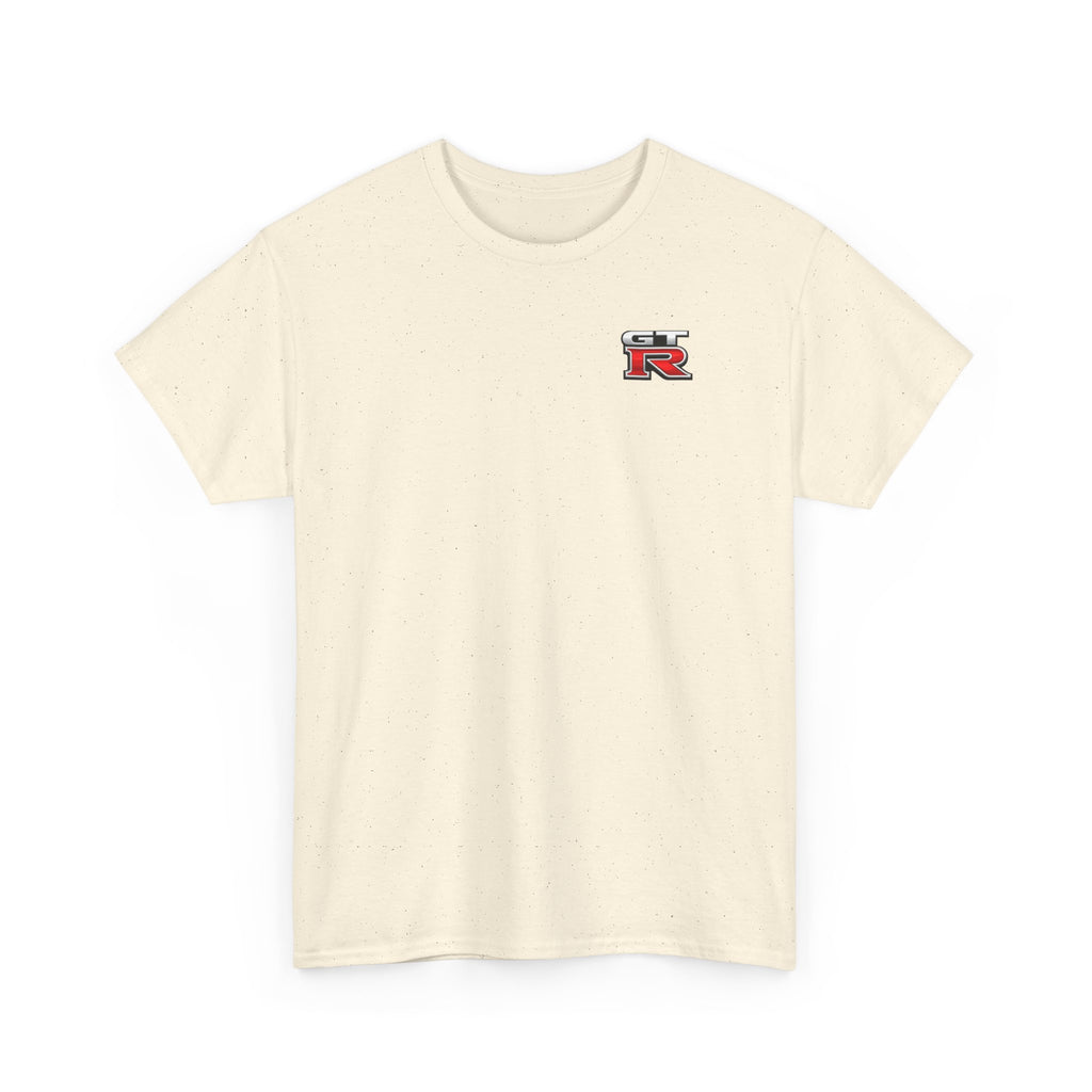 LB Nissan GT-R Rear View Tee — Heavy Cotton T-Shirt