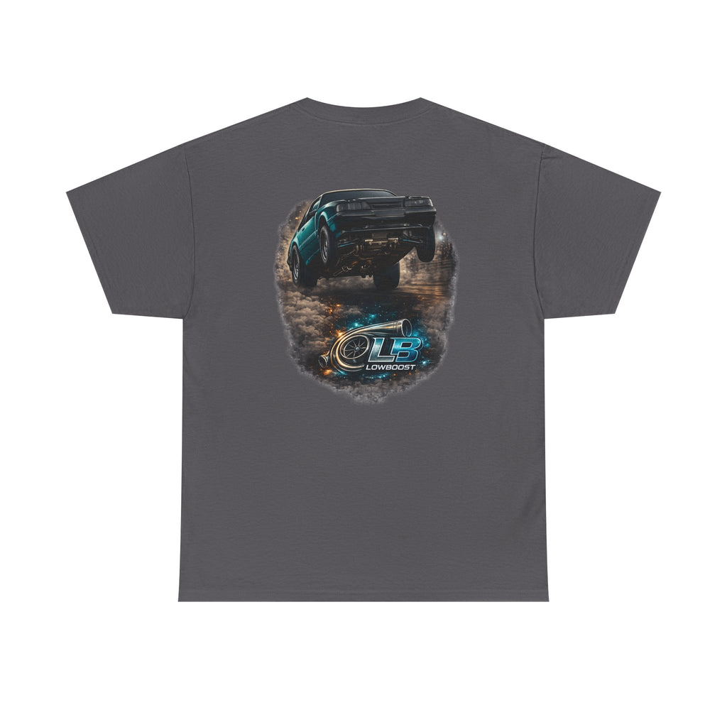 LB Foxbody Mustang Wheelie Tee — Heavy Cotton T-Shirt