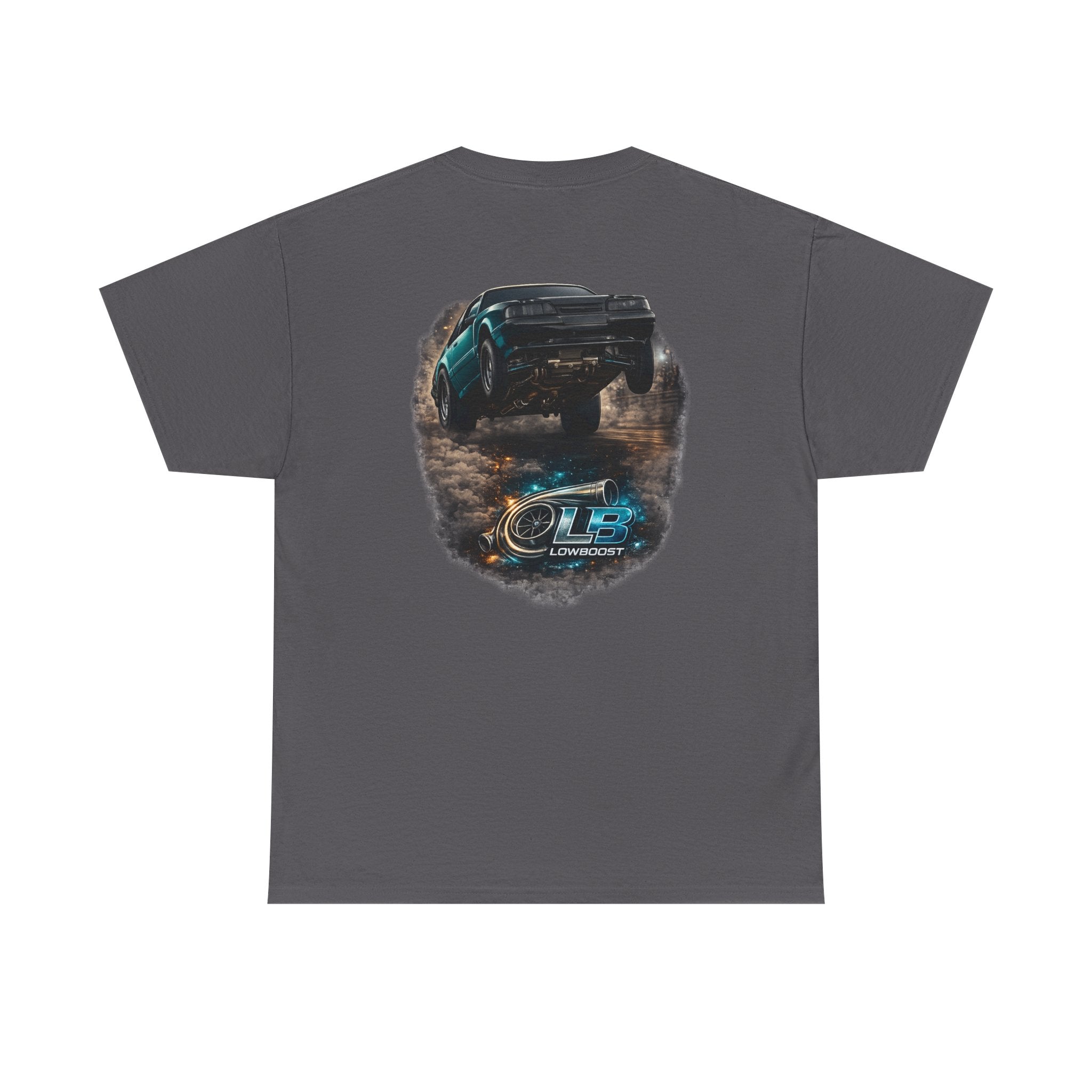 LB Foxbody Mustang Wheelie Tee — Heavy Cotton T-Shirt
