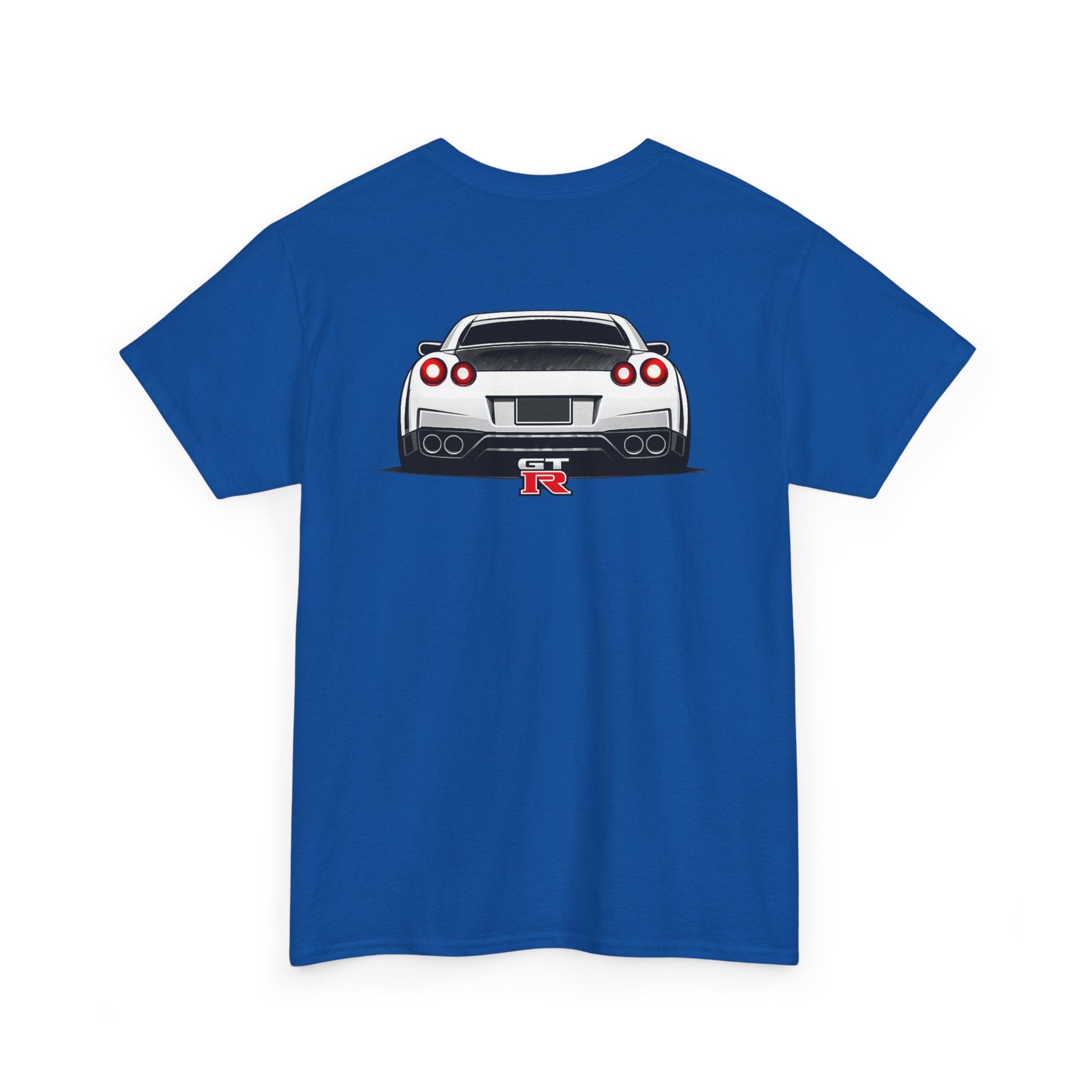 LB Nissan GT-R Rear View Tee — Heavy Cotton T-Shirt