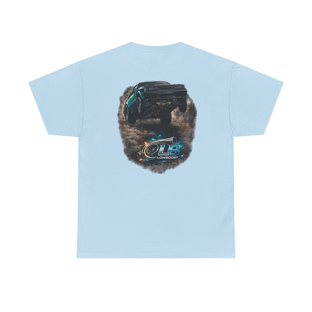 LB Foxbody Mustang Wheelie Tee — Heavy Cotton T-Shirt