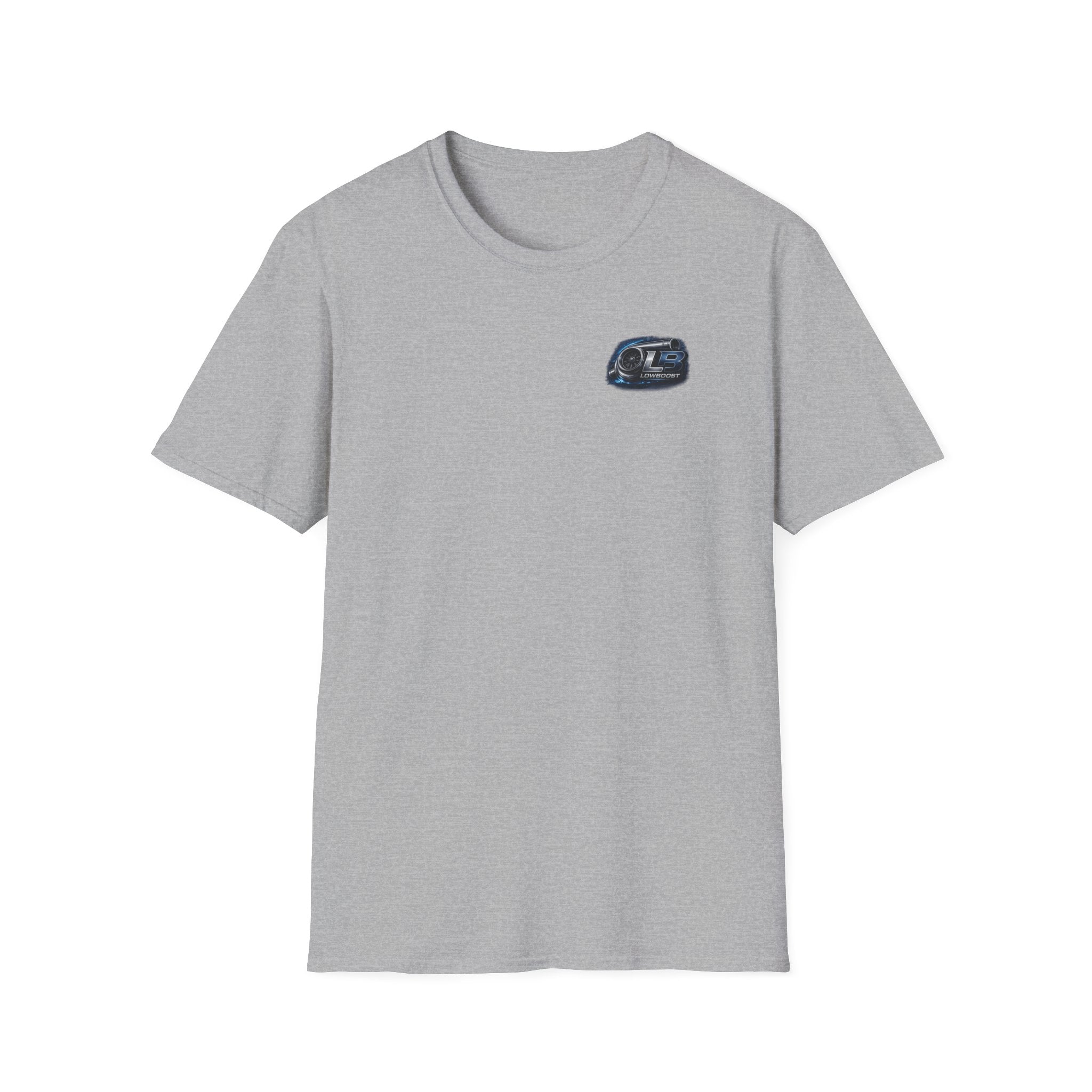 LB Midnight STI T-Shirt — Red WRX STI Night Scene Graphic (Logo on Chest)