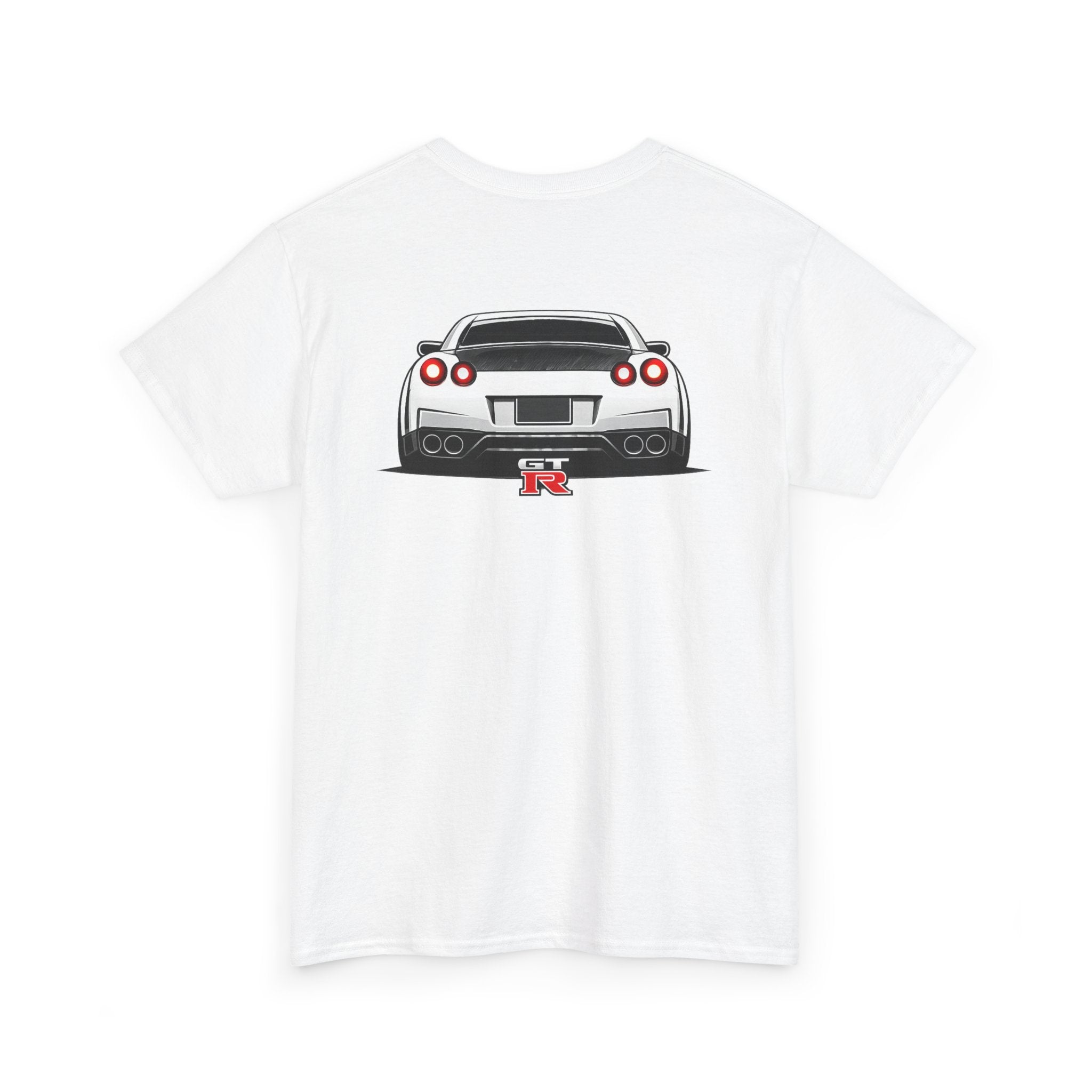 LB Nissan GT-R Rear View Tee — Heavy Cotton T-Shirt