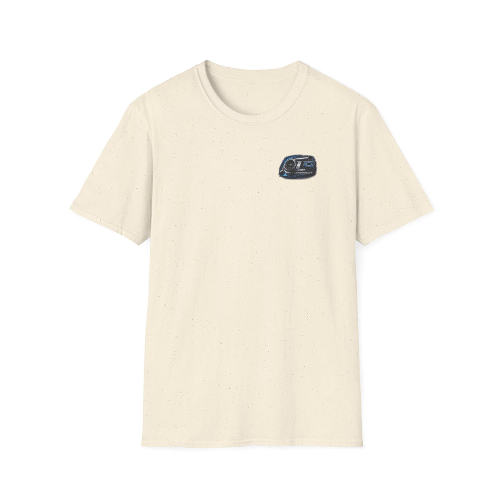 LB Midnight STI T-Shirt — Red WRX STI Night Scene Graphic (Logo on Chest)