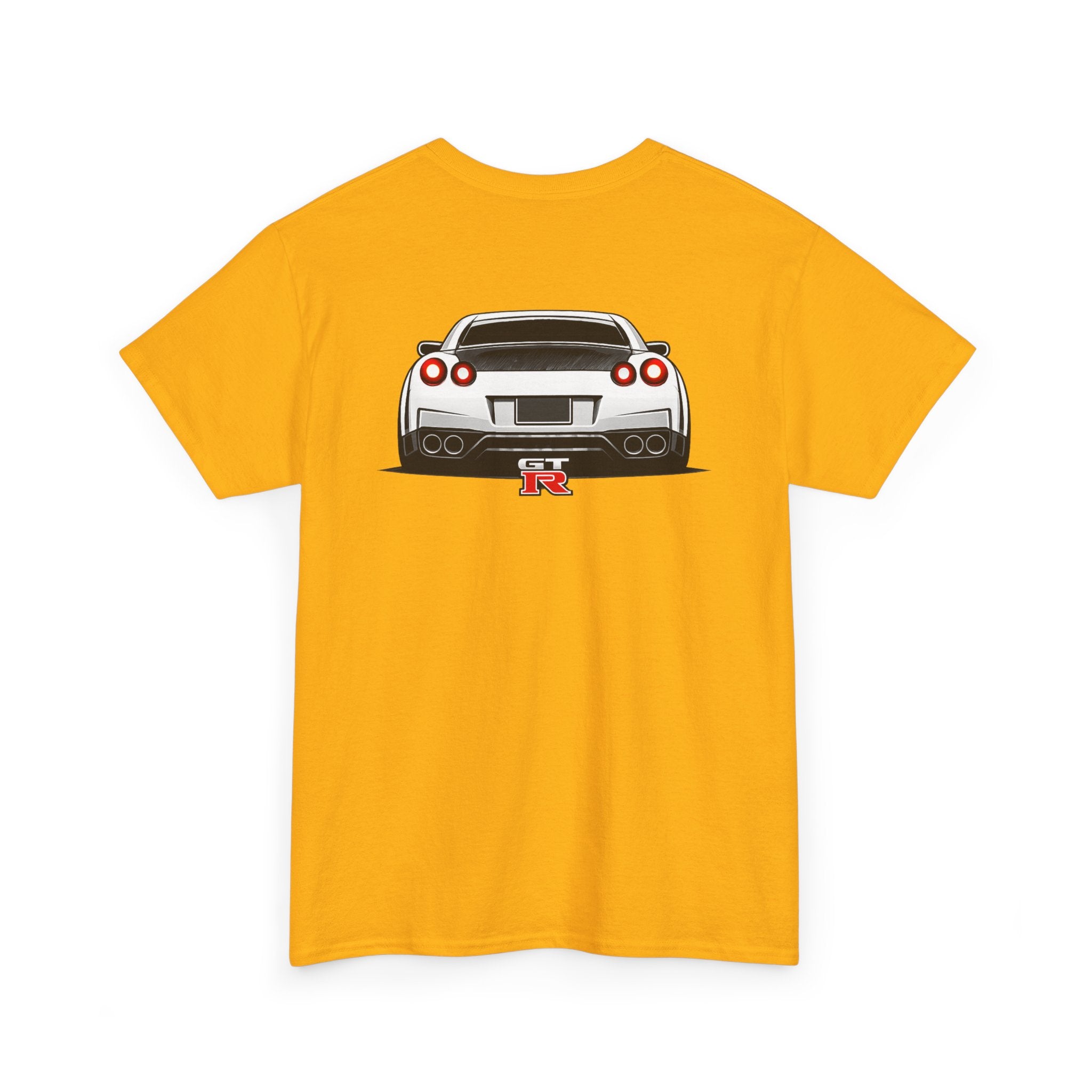 LB Nissan GT-R Rear View Tee — Heavy Cotton T-Shirt