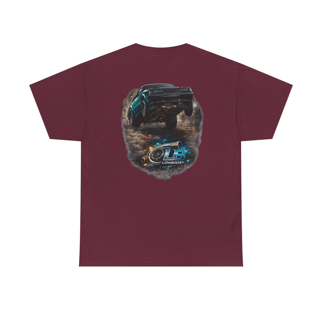 LB Foxbody Mustang Wheelie Tee — Heavy Cotton T-Shirt