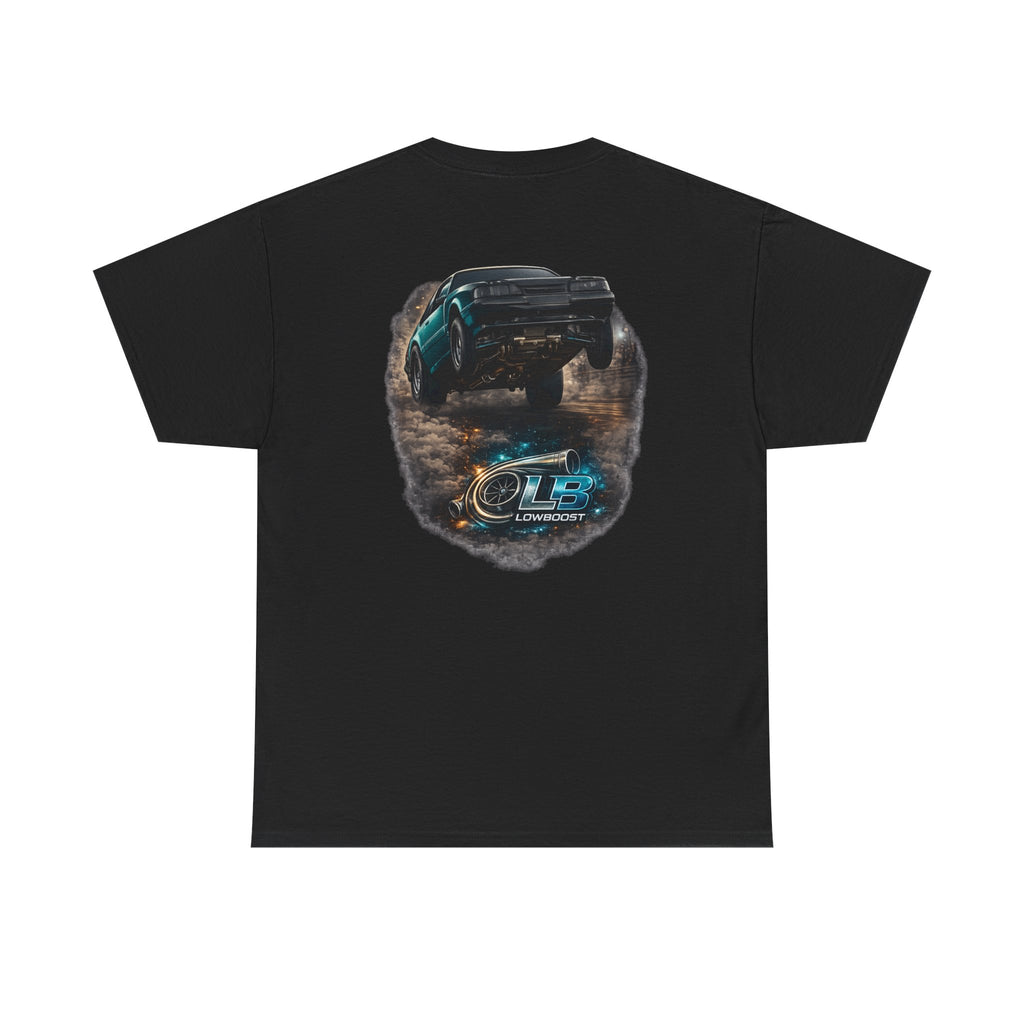 LB Foxbody Mustang Wheelie Tee — Heavy Cotton T-Shirt
