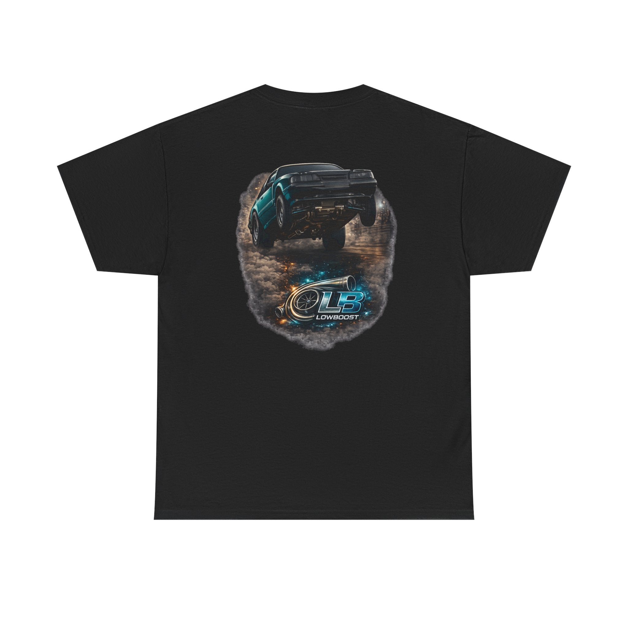 LB Foxbody Mustang Wheelie Tee — Heavy Cotton T-Shirt