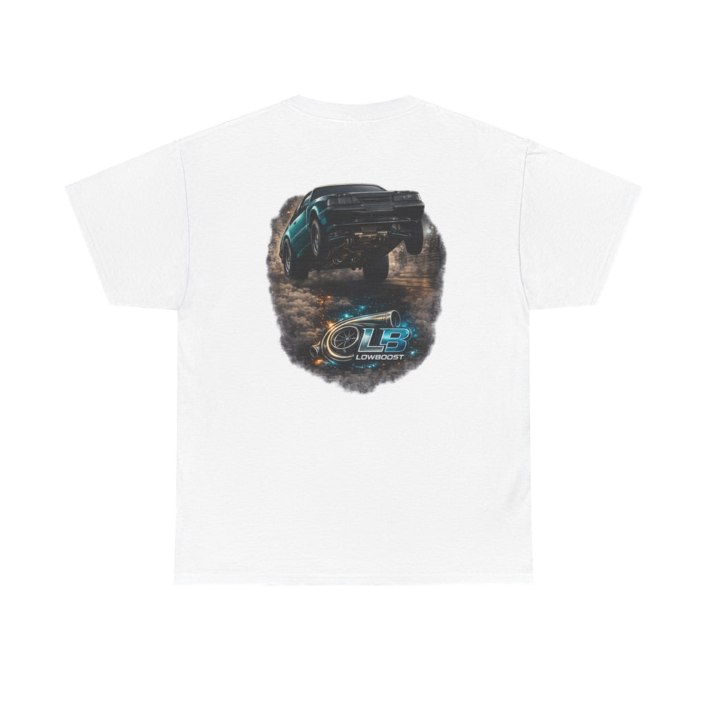 LB Foxbody Mustang Wheelie Tee — Heavy Cotton T-Shirt