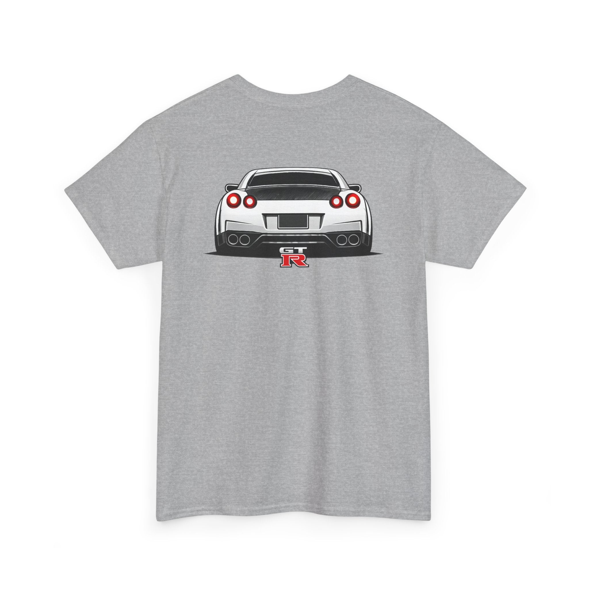 LB Nissan GT-R Rear View Tee — Heavy Cotton T-Shirt