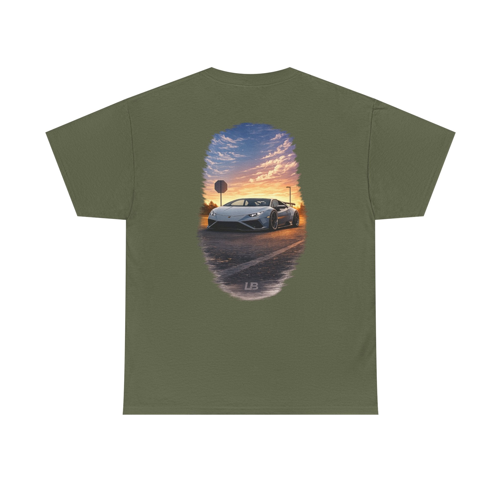 LB Lamborghini Huracan Performante Tee — Heavy Cotton T-Shirt