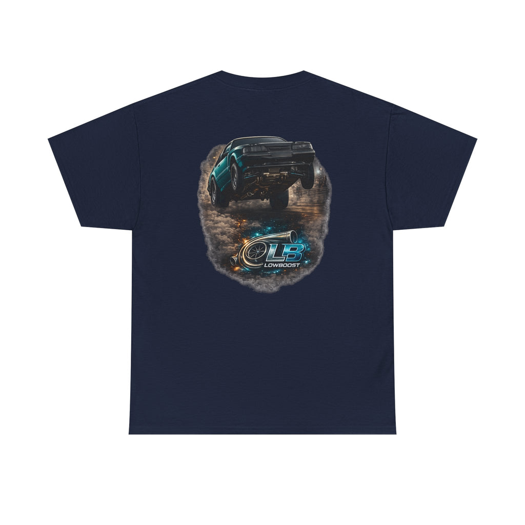 LB Foxbody Mustang Wheelie Tee — Heavy Cotton T-Shirt
