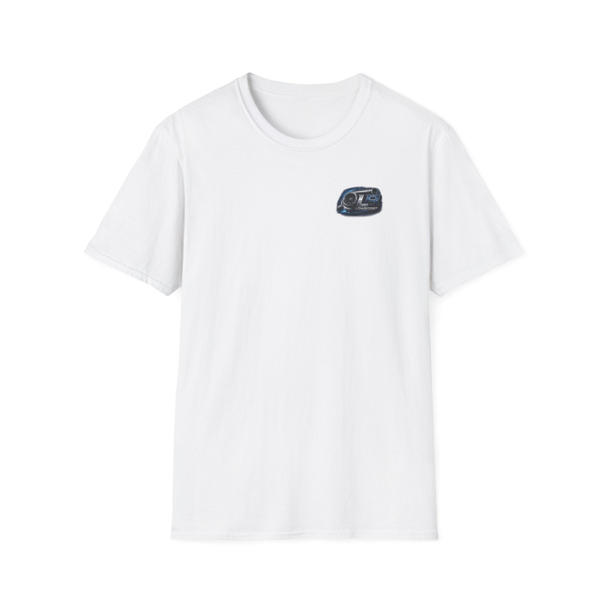 LB Midnight STI T-Shirt — Red WRX STI Night Scene Graphic (Logo on Chest)