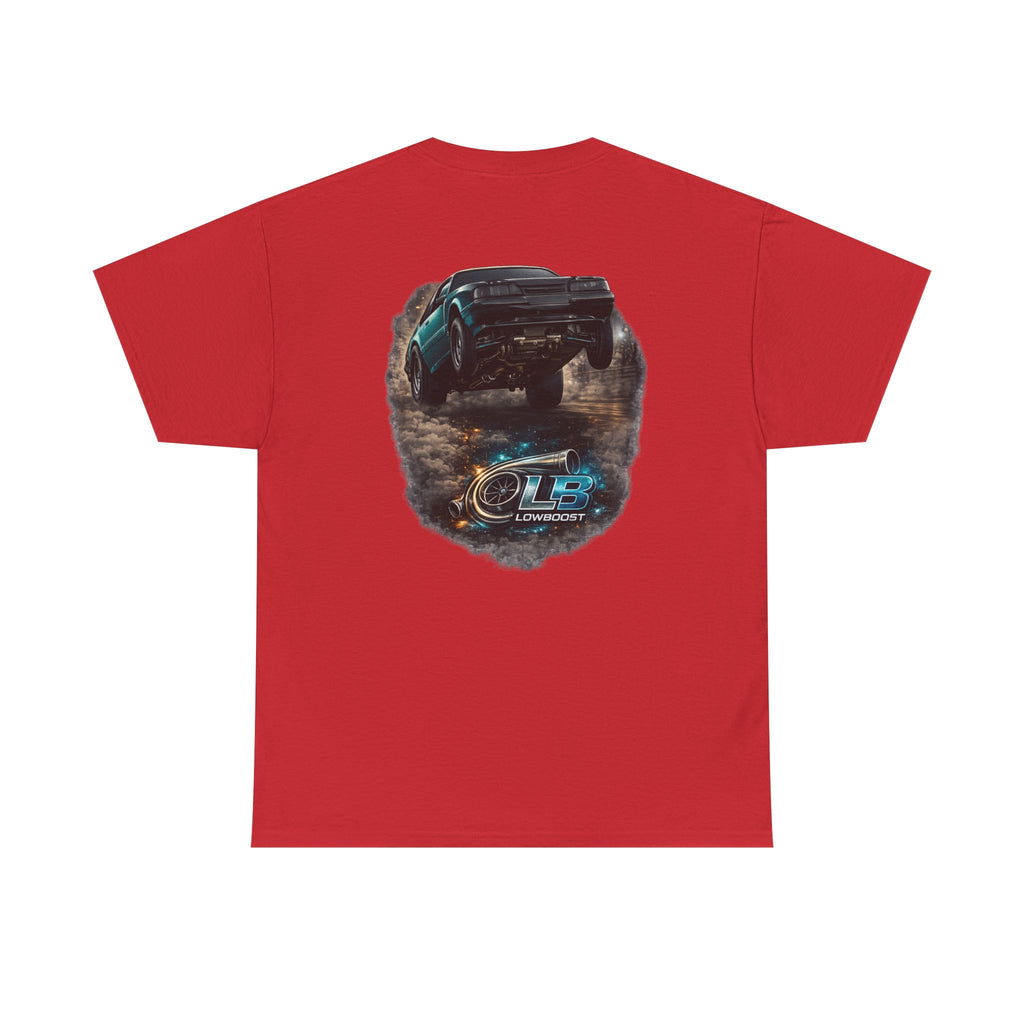 LB Foxbody Mustang Wheelie Tee — Heavy Cotton T-Shirt