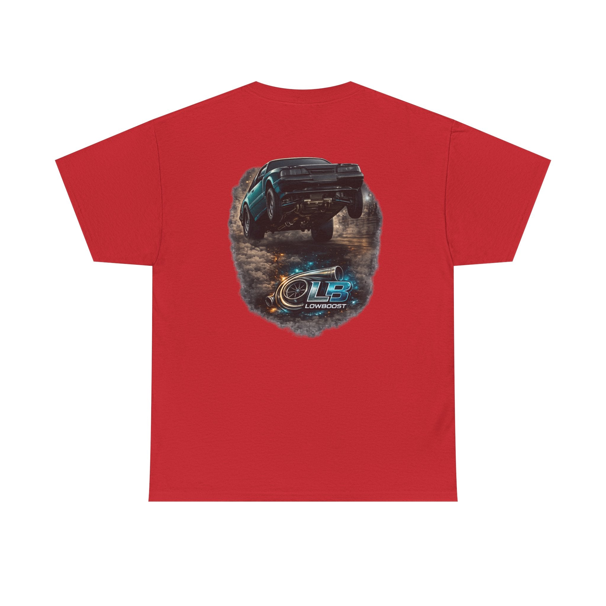 LB Foxbody Mustang Wheelie Tee — Heavy Cotton T-Shirt