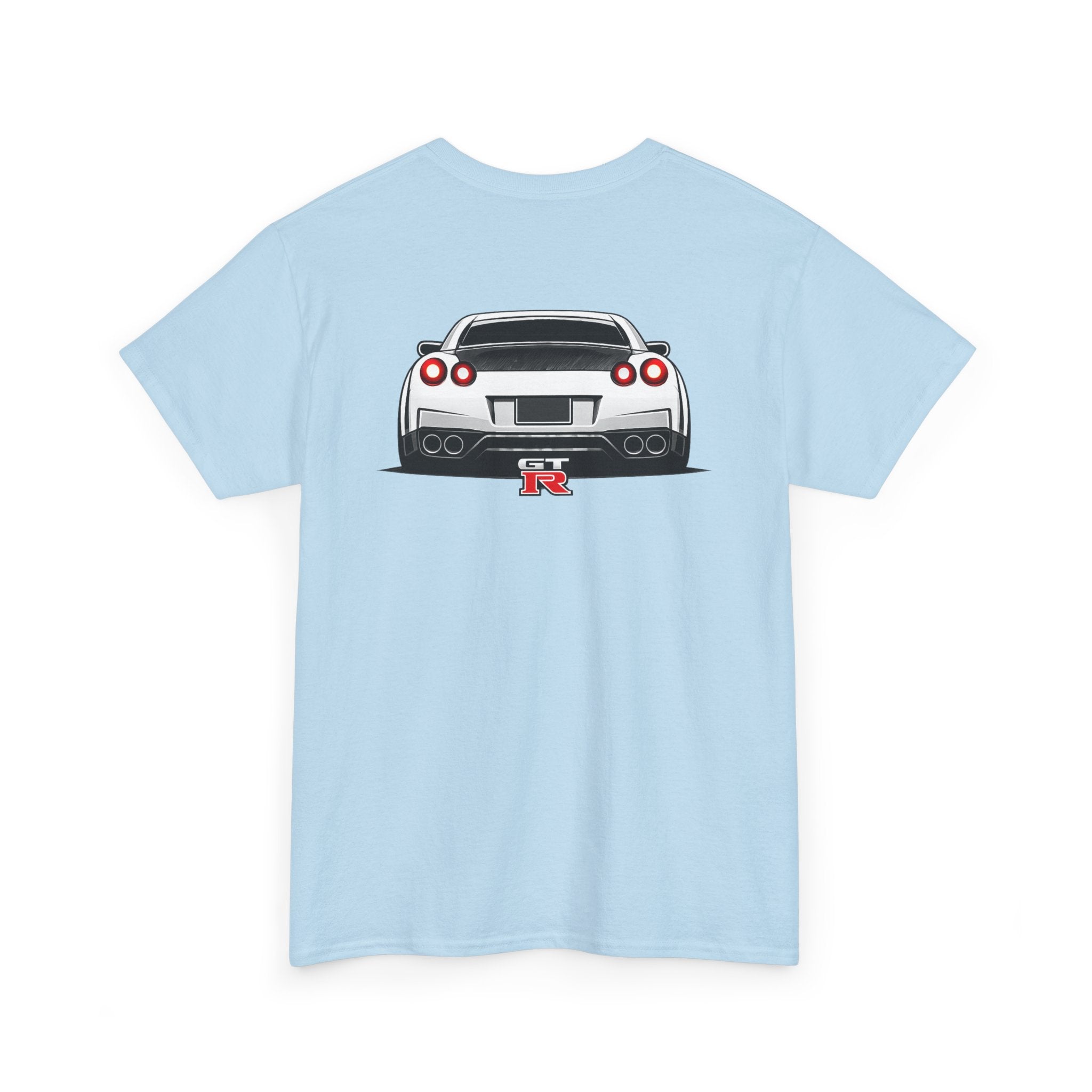 LB Nissan GT-R Rear View Tee — Heavy Cotton T-Shirt