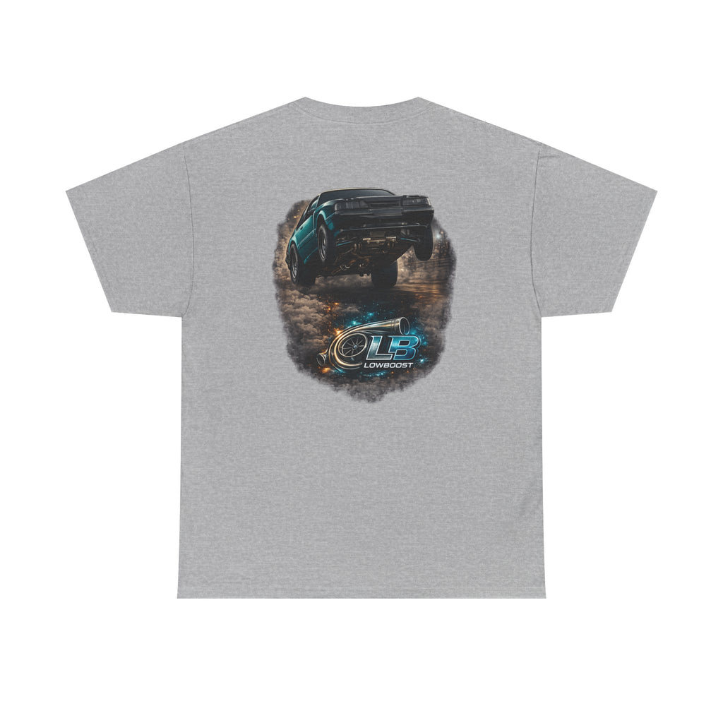 LB Foxbody Mustang Wheelie Tee — Heavy Cotton T-Shirt