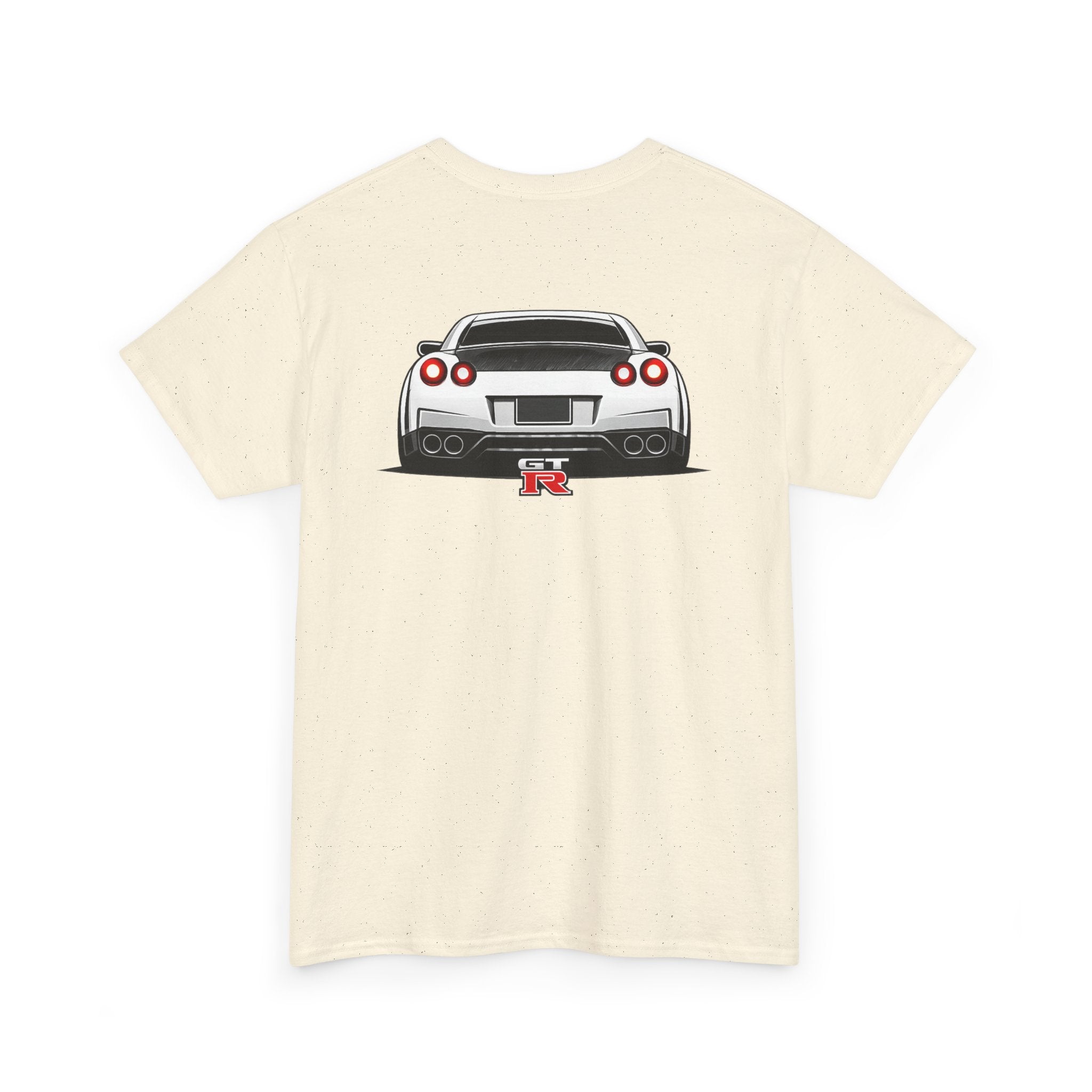 LB Nissan GT-R Rear View Tee — Heavy Cotton T-Shirt