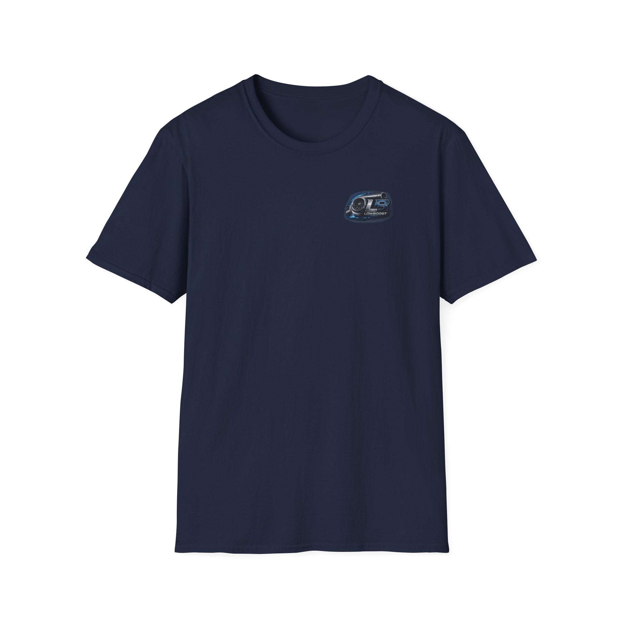 LB Midnight STI T-Shirt — Red WRX STI Night Scene Graphic (Logo on Chest)