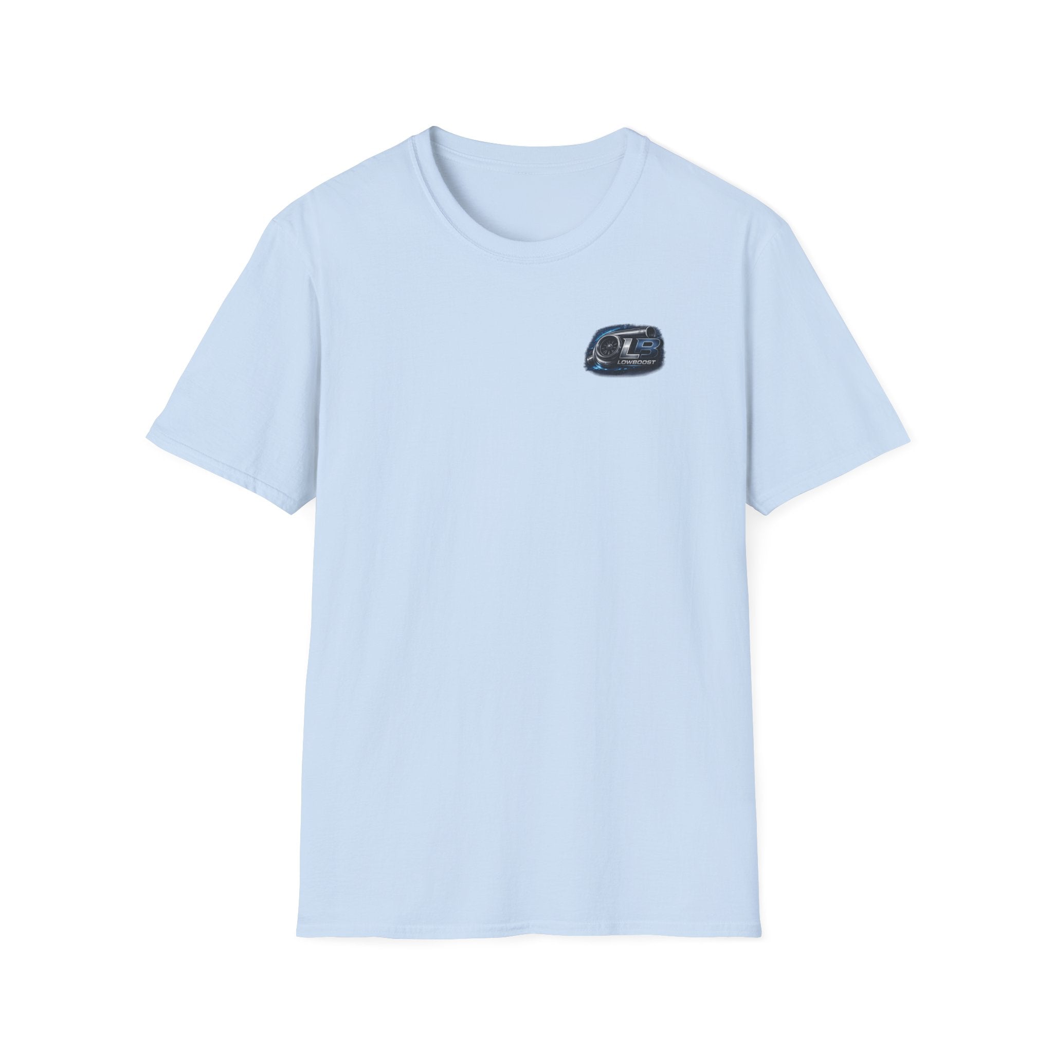 LB Midnight STI T-Shirt — Red WRX STI Night Scene Graphic (Logo on Chest)