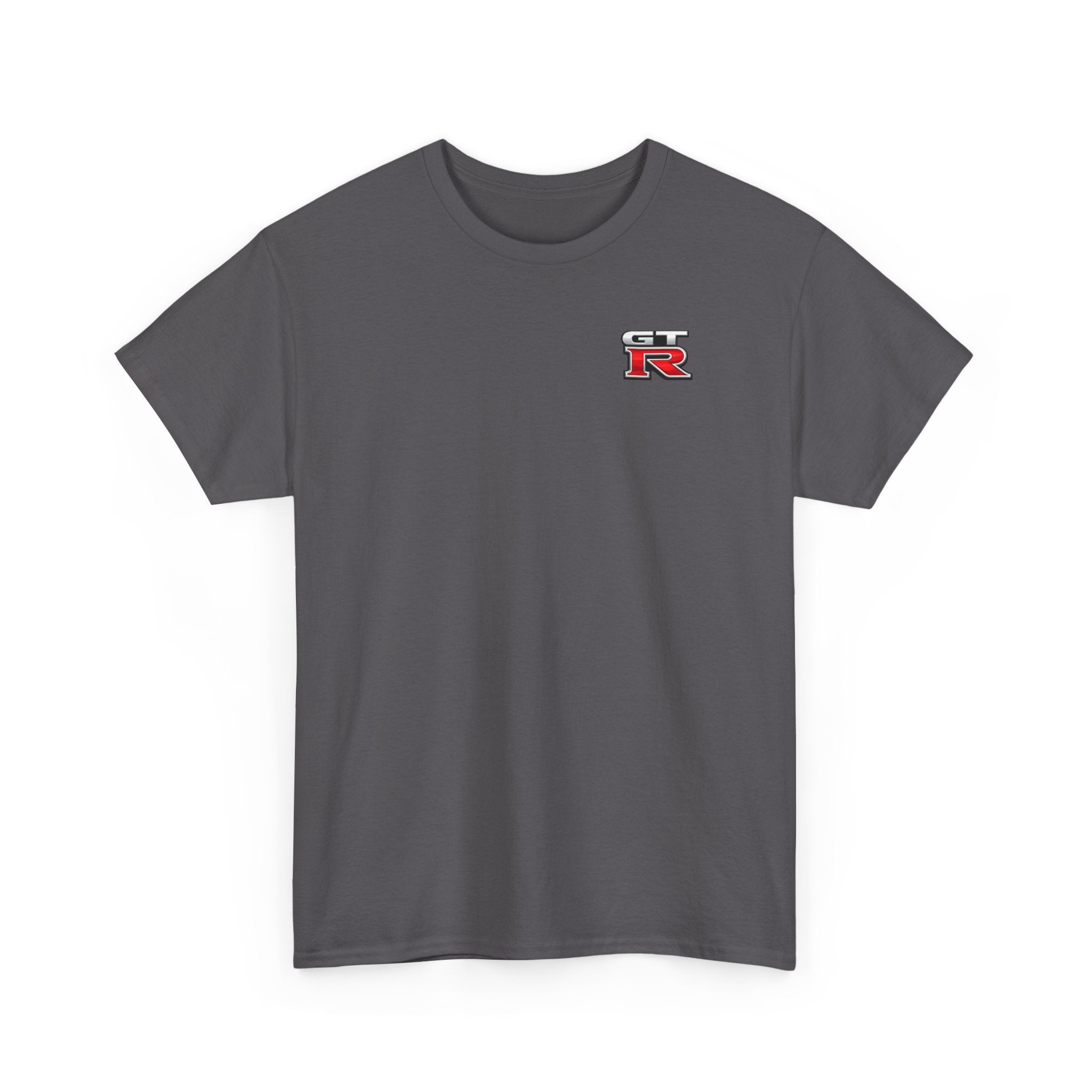 LB Nissan GT-R Rear View Tee — Heavy Cotton T-Shirt