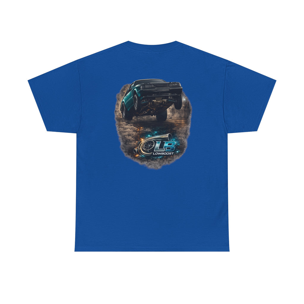 LB Foxbody Mustang Wheelie Tee — Heavy Cotton T-Shirt