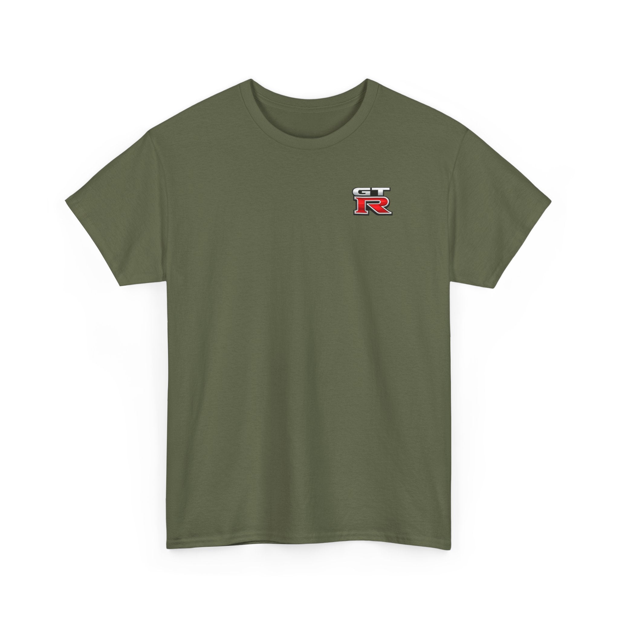 LB Nissan GT-R Rear View Tee — Heavy Cotton T-Shirt