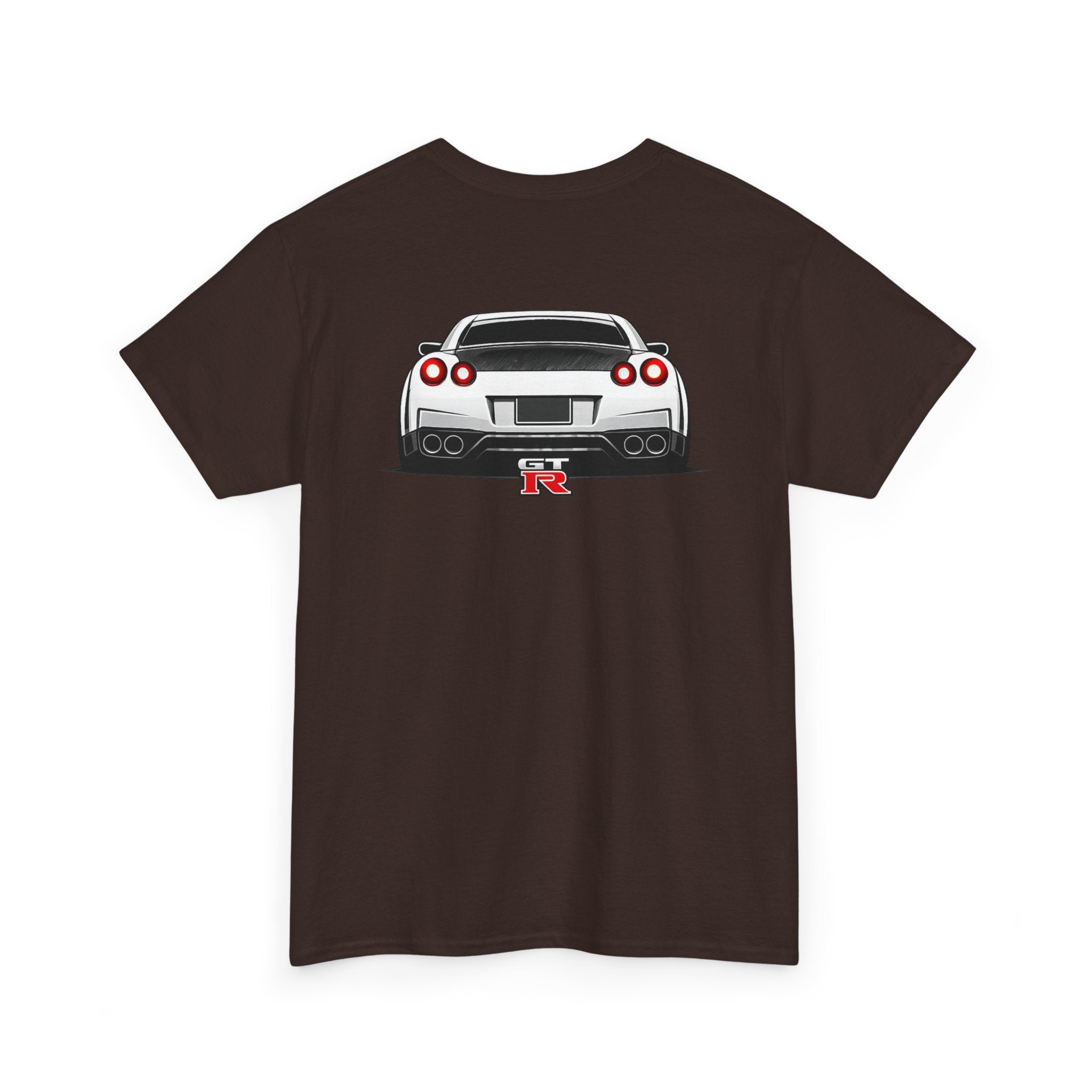 LB Nissan GT-R Rear View Tee — Heavy Cotton T-Shirt