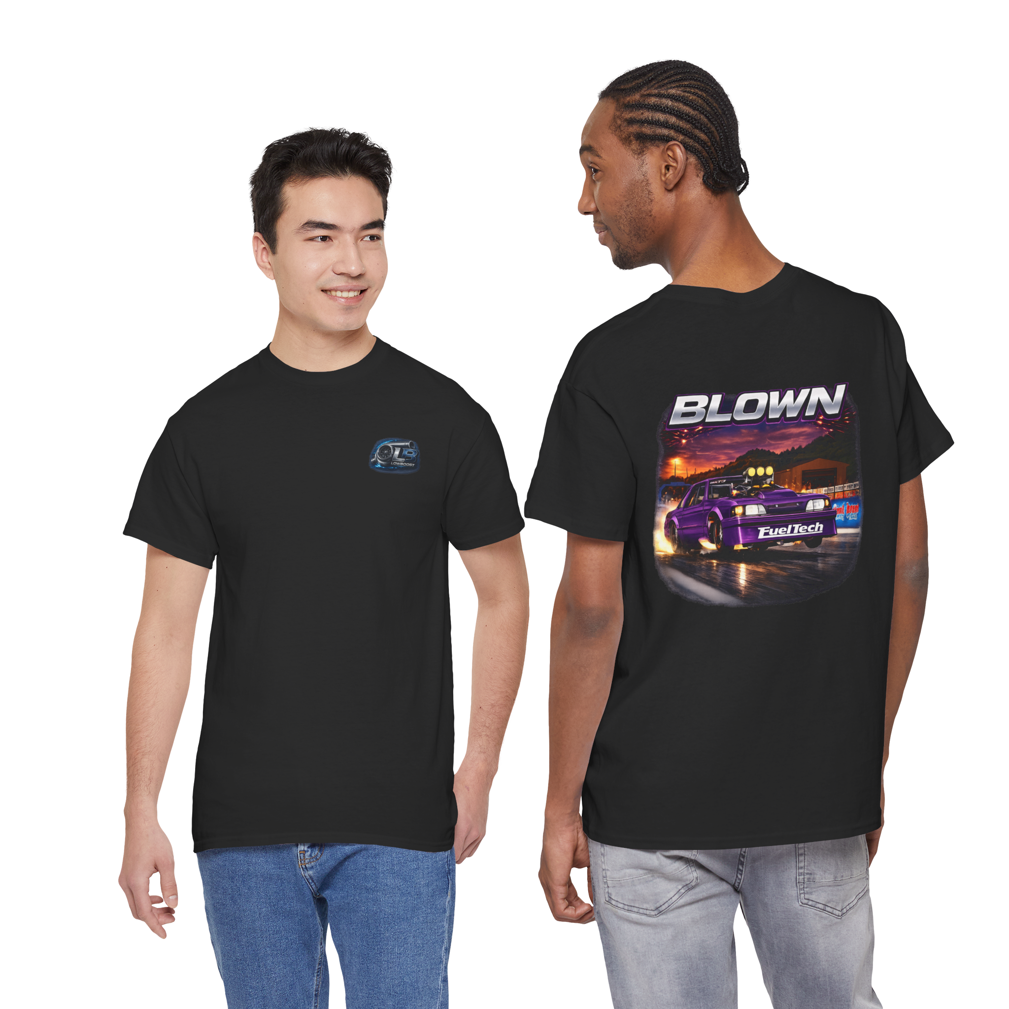 LB Blown' Foxbody Tee — Heavy Cotton T-Shirt